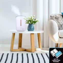Air Innovations 1.33 Gal. Cool Mist Top Fill Humidifier for Large Rooms Up to 400 sq. ft. 19 Air Innovations 1.33 Gal. Cool Mist Top Fill Humidifier for Large Rooms Up to 400 sq. ft. -Air Quality Shop beige cream air innovations humidifiers humid36 cream 31 1000
