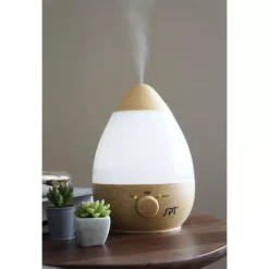 SPT Ultrasonic Cool Mist Humidifier with Fragrance Diffuser (Wood Grain) 13 SPT Ultrasonic Cool Mist Humidifier with Fragrance Diffuser (Wood Grain) -Air Quality Shop beige cream spt humidifiers su 2550gn 31 1000