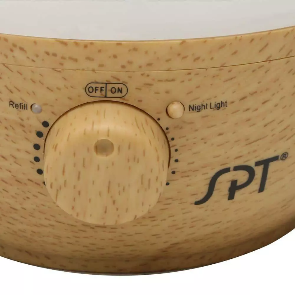 SPT Ultrasonic Cool Mist Humidifier with Fragrance Diffuser (Wood Grain) 4 SPT Ultrasonic Cool Mist Humidifier with Fragrance Diffuser (Wood Grain) - Image 2