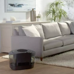 Honeywell 3 Gal. Cool Mist Removable Top Fill Console Humidifier 9 Honeywell 3 Gal. Cool Mist Removable Top Fill Console Humidifier -Air Quality Shop black honeywell humidifiers hev685b 44 1000