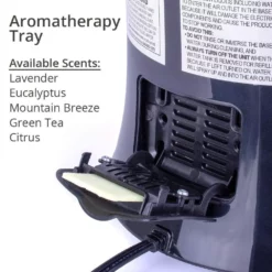 Air Innovations 1.7 Gal. Cool Mist Digital Humidifier for Large Rooms - Up to 600 sq. ft. -Air Quality Shop blacks air innovations humidifiers humid13 blk 1f 1000