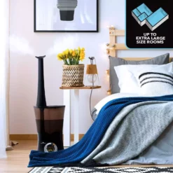 Air Innovations 1.6 Gal. Top Fill Ultrasonic Humidifier with Aroma Tray 19 Air Innovations 1.6 Gal. Top Fill Ultrasonic Humidifier with Aroma Tray -Air Quality Shop blacks air innovations humidifiers humid43 black 31 1000