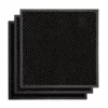 B-Air AS-ACF Air Carbon Filters for Water Damage Restoration Air Purifiers (3-Pack) -Air Quality Shop blacks b air air filter parts ba as cf 64 1000