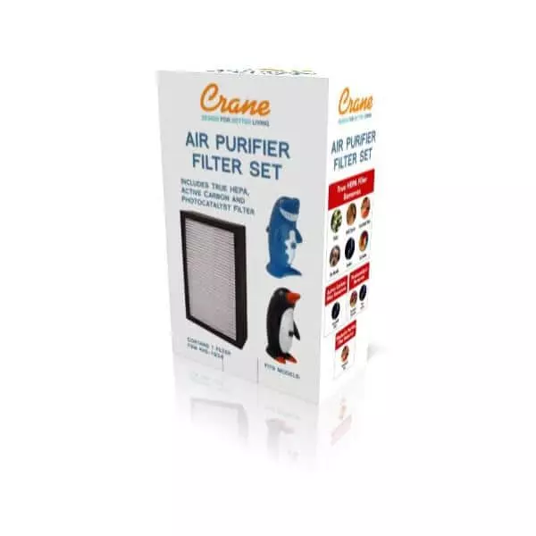Crane Adorable True HEPA Air Purifier with Germicidal UV Light for Small to Medium Rooms up to 150 sq. ft. 6 Crane Adorable True HEPA Air Purifier with Germicidal UV Light for Small to Medium Rooms up to 150 sq. ft. - Image 4
