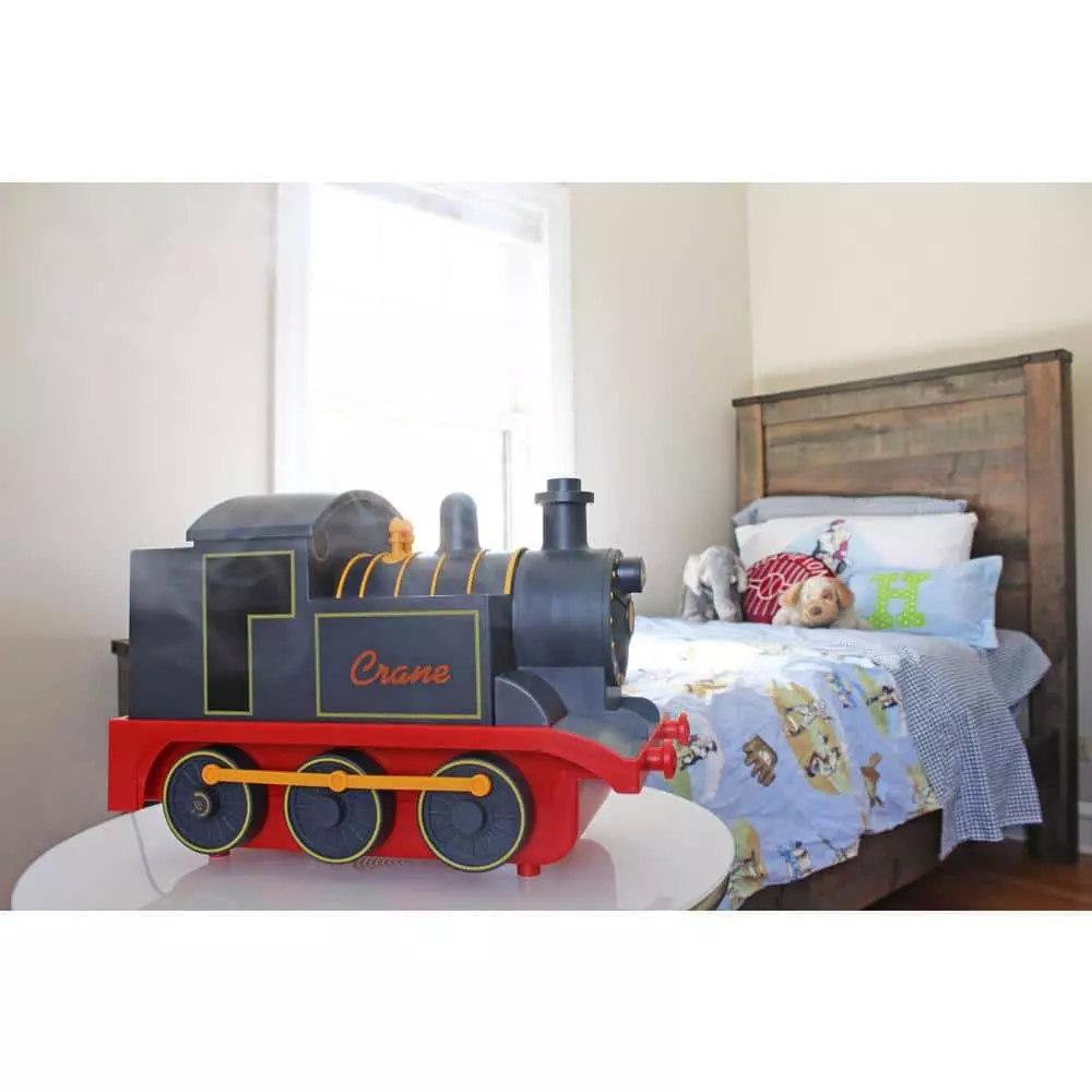 Crane 1 Gal. Adorable Ultrasonic Cool Mist Humidifier for Medium to Large Rooms up to 500 sq. ft. - Train 5 Crane 1 Gal. Adorable Ultrasonic Cool Mist Humidifier for Medium to Large Rooms up to 500 sq. ft. - Train - Image 3