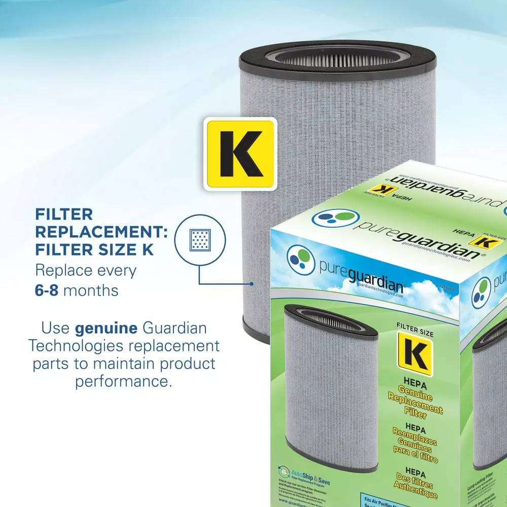 GermGuardian HEPA Genuine Replacement Filter K 8 GermGuardian HEPA Genuine Replacement Filter K - Image 6