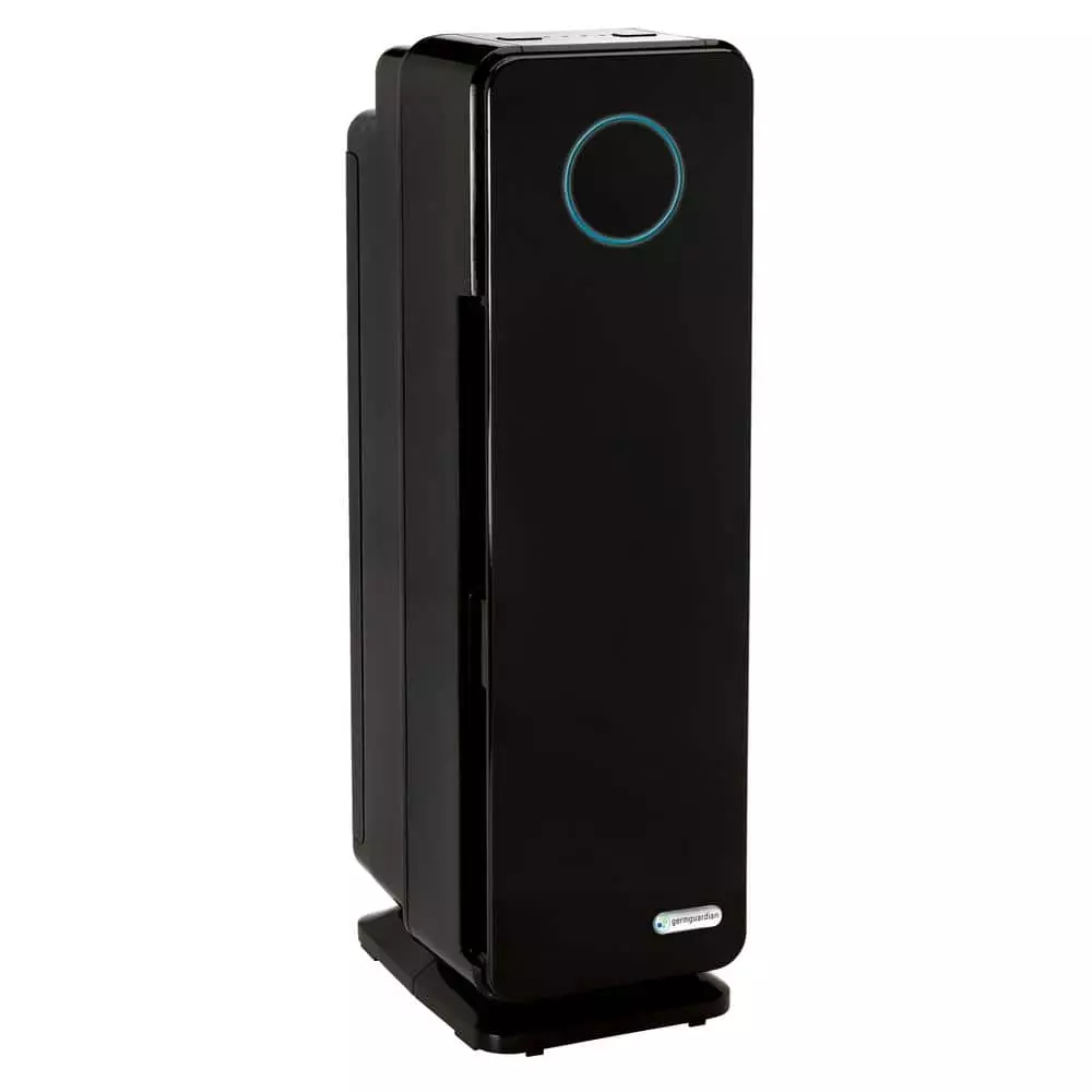 GermGuardian Elite 5-in-1 Air Purifier with Pet Pure True HEPA filter, UV Sanitizer for Medium Rooms up to 153 Sq Ft, Black 5 GermGuardian Elite 5-in-1 Air Purifier with Pet Pure True HEPA filter, UV Sanitizer for Medium Rooms up to 153 Sq Ft, Black - Image 3