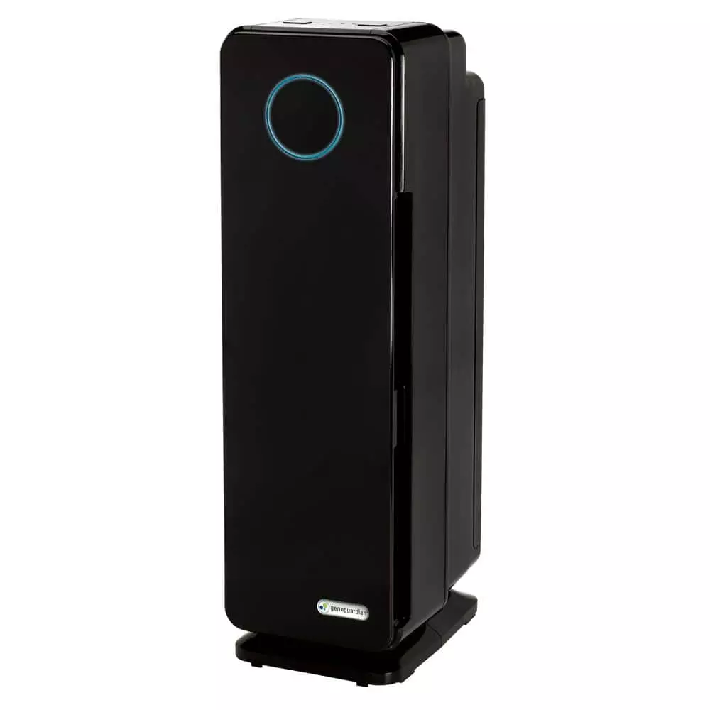 GermGuardian Elite 5-in-1 Air Purifier with Pet Pure True HEPA filter, UV Sanitizer for Medium Rooms up to 153 Sq Ft, Black 4 GermGuardian Elite 5-in-1 Air Purifier with Pet Pure True HEPA filter, UV Sanitizer for Medium Rooms up to 153 Sq Ft, Black - Image 2
