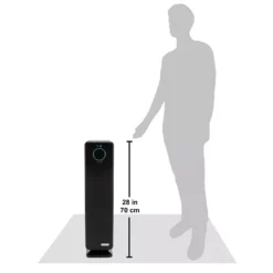 GermGuardian 28 in. Smart Elite 4-in-1 Air Purifier with True HEPA filter, and Wifi for Medium Rooms up to 181 Sq. Ft., Black 10 GermGuardian 28 in. Smart Elite 4-in-1 Air Purifier with True HEPA filter, and Wifi for Medium Rooms up to 181 Sq. Ft., Black -Air Quality Shop blacks germguardian air purifiers cdap5500bca c3 1000