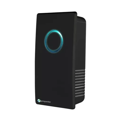 GermGuardian Elite Pluggable Air Purifier and Odor Reducer with UV Sanitizer for Small Rooms, Black -Air Quality Shop blacks germguardian air purifiers gg1100b 64 1000 1