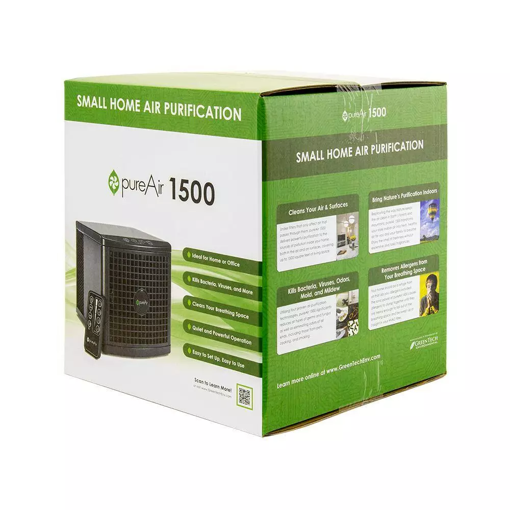 GreenTech Environmental Home Air Purifier 4-Powerful Technologies, 1500 ft. of Coverage 7 GreenTech Environmental Home Air Purifier 4-Powerful Technologies, 1500 ft. of Coverage - Image 5
