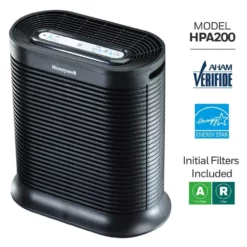 Honeywell HEPA Air Purifier, Large Room (310 sq. ft.) Black 19 Honeywell HEPA Air Purifier, Large Room (310 sq. ft.) Black -Air Quality Shop blacks honeywell air purifiers hpa200 76 1000