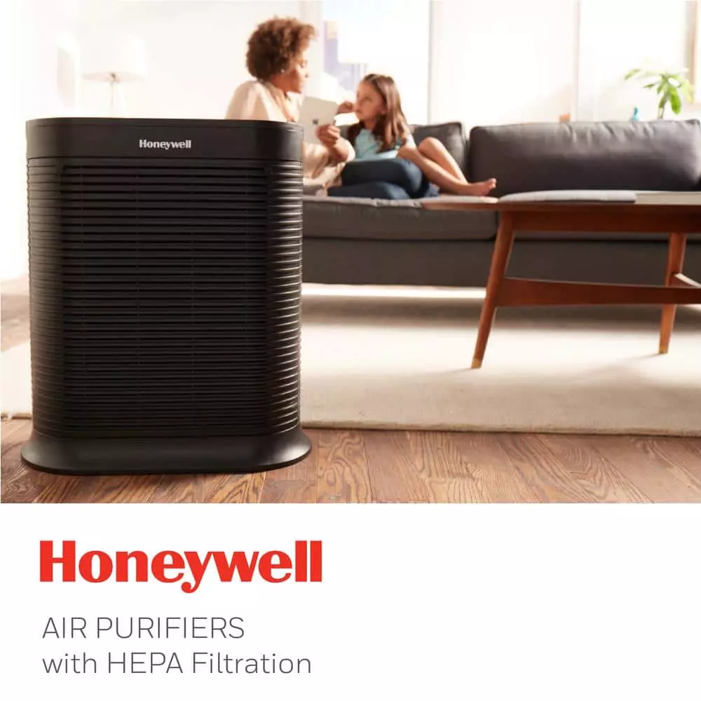 Honeywell HEPA Air Purifier, Large Room (310 sq. ft.) Black 7 Honeywell HEPA Air Purifier, Large Room (310 sq. ft.) Black - Image 5