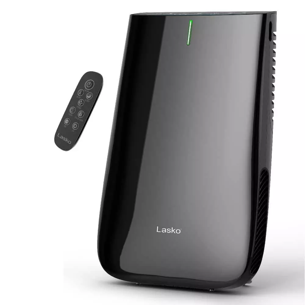 Lasko Pure Platinum Slim Profile Air Purifier with HEPA-Type Filtration and Auto Clean 3 Lasko Pure Platinum Slim Profile Air Purifier with HEPA-Type Filtration and Auto Clean