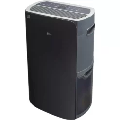 LG Electronics PuriCare 50-Pint Dehumidifier with Clear Bucket with Handle -Air Quality Shop blacks lg electronics dehumidifiers ud501kog5 1d 1000