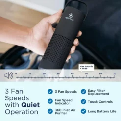 MEDIFY AIR Portable Air Purifier with True HEPA H13 Filter 40 sq. ft. Coverage Black (1-Pack) -Air Quality Shop blacks medify air air purifiers ma 10 b1 4f 1000