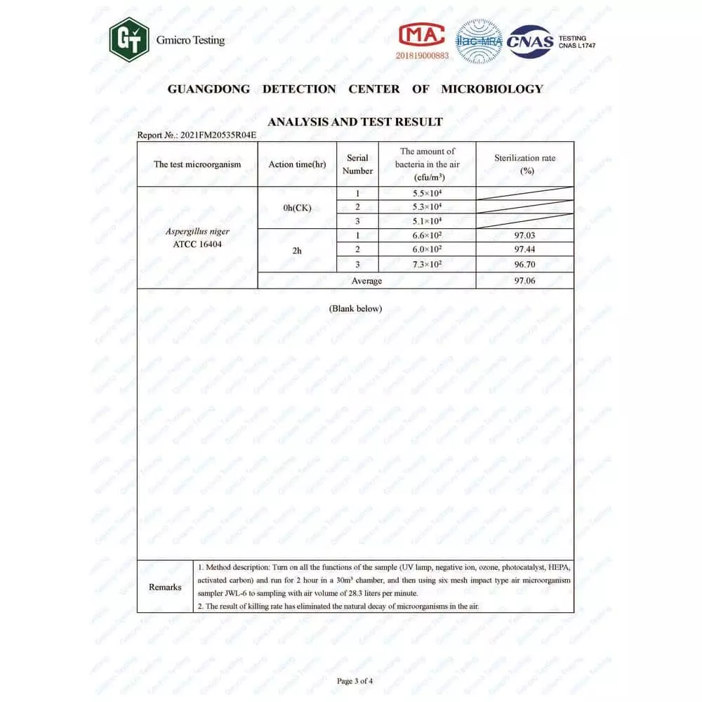 New Comfort Black 03/1000B Ozone Generator and Ion Purifier 6 New Comfort Black 03/1000B Ozone Generator and Ion Purifier - Image 4