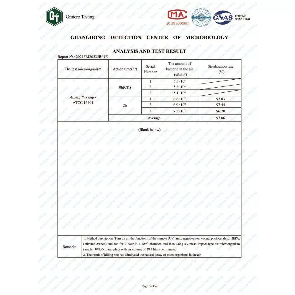 New Comfort Black BL 3000 6 Stage Ozone Generator Air Purifier with Electronic Display 7 New Comfort Black BL 3000 6 Stage Ozone Generator Air Purifier with Electronic Display - Image 5