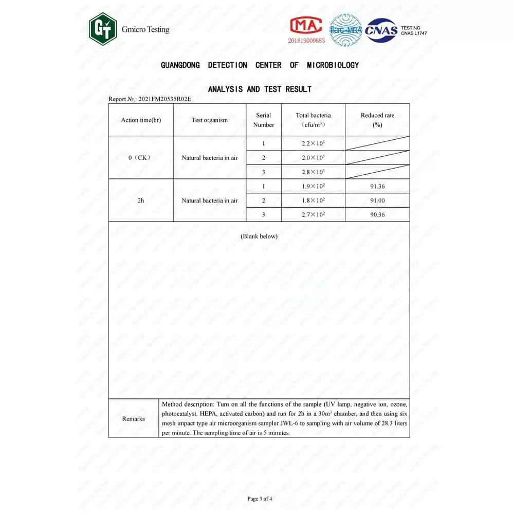 New Comfort Black BL 3000 6 Stage Ozone Generator Air Purifier with Electronic Display 8 New Comfort Black BL 3000 6 Stage Ozone Generator Air Purifier with Electronic Display - Image 6