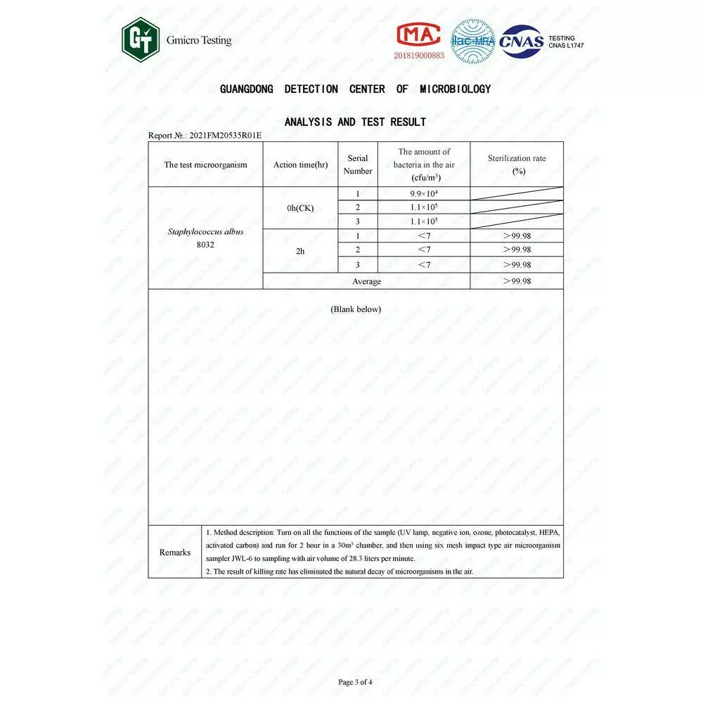 New Comfort Black BL 3000 6 Stage Ozone Generator Air Purifier with Electronic Display 10 New Comfort Black BL 3000 6 Stage Ozone Generator Air Purifier with Electronic Display - Image 8