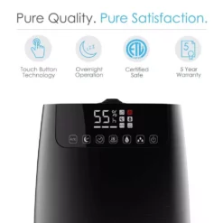 Pure Enrichment HumeXL Pro Warm and Cool Mist Humidifier 17 Pure Enrichment HumeXL Pro Warm and Cool Mist Humidifier -Air Quality Shop blacks pure enrichment humidifiers pehumpro 4f 1000