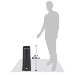 PureGuardian 1.5 Gal.100-Hour Ultrasonic Cool Mist Humidifier Tower with Aromatherapy Tray, Black -Air Quality Shop blacks pureguardian humidifiers h3200bar 4f 1000