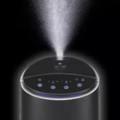 PureGuardian 1.5 Gal.100-Hour Ultrasonic Cool Mist Humidifier Tower with Aromatherapy Tray, Black -Air Quality Shop blacks pureguardian humidifiers h3200bar fa 1000