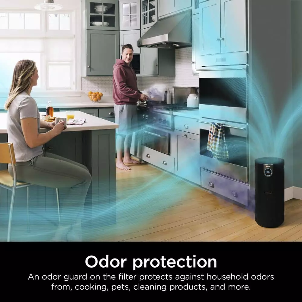 Shark Air Purifier MAX with True HEPA & Microban Antimicrobial Protection (1200 Sq. ft.) HP202 10 Shark Air Purifier MAX with True HEPA & Microban Antimicrobial Protection (1200 Sq. ft.) HP202 - Image 8