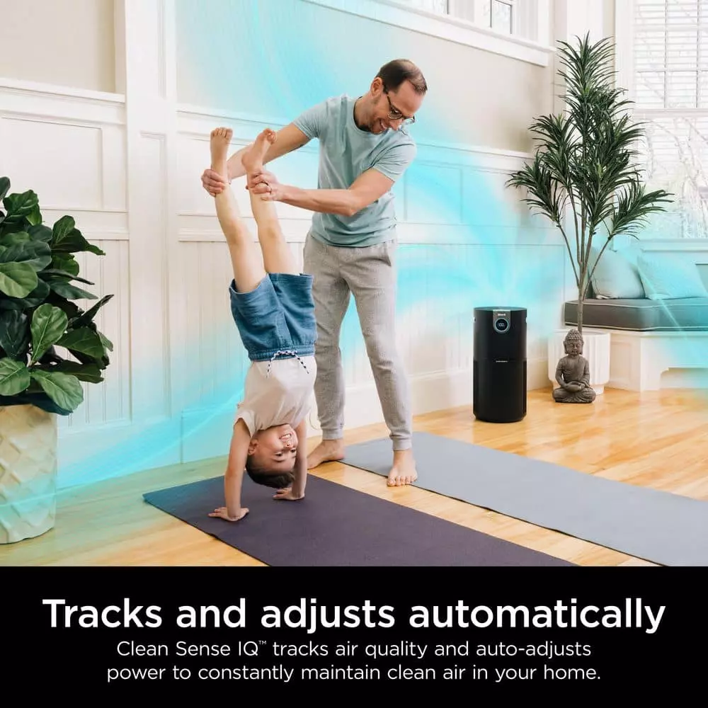 Shark Air Purifier MAX with True HEPA & Microban Antimicrobial Protection (1200 Sq. ft.) HP202 9 Shark Air Purifier MAX with True HEPA & Microban Antimicrobial Protection (1200 Sq. ft.) HP202 - Image 7