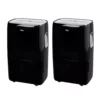 TCL Smart 50-Pint Smart Dehumidifier with Voice Control for Home, Black (2 Pack) -Air Quality Shop blacks tcl dehumidifiers 2 x 50d91 b 64 1000