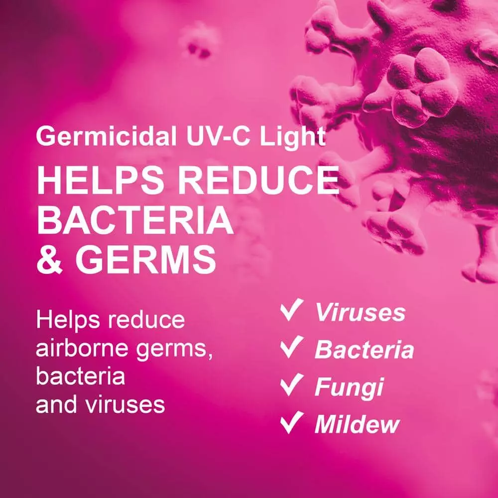 Therapure Air Purifier Tower with UV Germicidal Light 4 Therapure Air Purifier Tower with UV Germicidal Light - Image 2