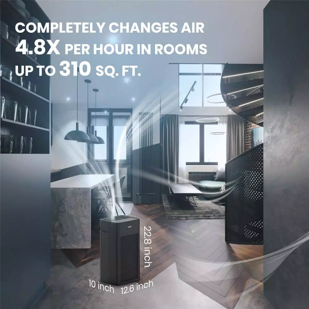 Tosot Air Purifier with H13 True HEPA Filter for Home 5 Tosot Air Purifier with H13 True HEPA Filter for Home - Image 3