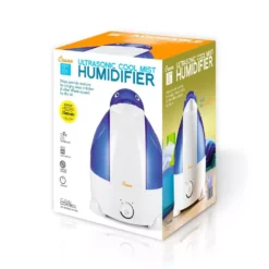 Crane 1 Gal. Adorable Ultrasonic Cool Mist Humidifier for Medium to Large Rooms up to 500 sq. ft. - Penguin -Air Quality Shop blues crane humidifiers ee 0865 44 1000