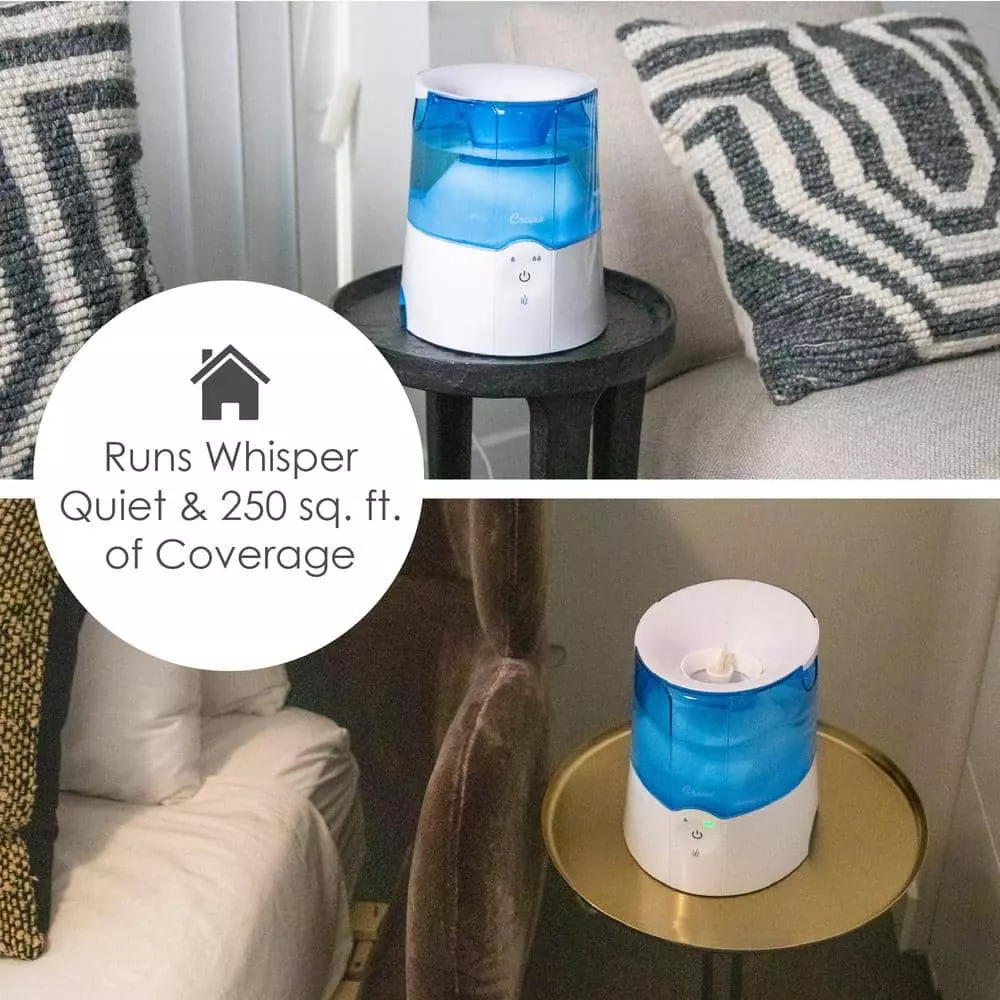 Crane 0.5 Gal. Warm Mist Humidifier with 2 Speed Settings for Small to Medium Rooms up to 250 sq. ft. 6 Crane 0.5 Gal. Warm Mist Humidifier with 2 Speed Settings for Small to Medium Rooms up to 250 sq. ft. - Image 4