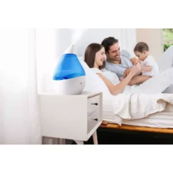 Crane 1 Gal. Top Fill Drop Cool Mist Humidifier with Sound Machine for Medium to Large Rooms up to 500 sq. ft. - Blue/White 15 Crane 1 Gal. Top Fill Drop Cool Mist Humidifier with Sound Machine for Medium to Large Rooms up to 500 sq. ft. - Blue/White -Air Quality Shop blues crane humidifiers ee 5306 44 1000