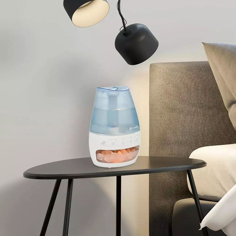 Unbranded 1 Gal. 190 sq. ft. Cool Mist Ultrasonic Humidifier and Salt Lamp with Aromatherapy Tray 14 Unbranded 1 Gal. 190 sq. ft. Cool Mist Ultrasonic Humidifier and Salt Lamp with Aromatherapy Tray - Image 12