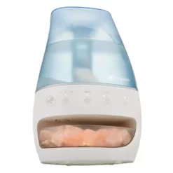 Unbranded 1 Gal. 190 sq. ft. Cool Mist Ultrasonic Humidifier and Salt Lamp with Aromatherapy Tray