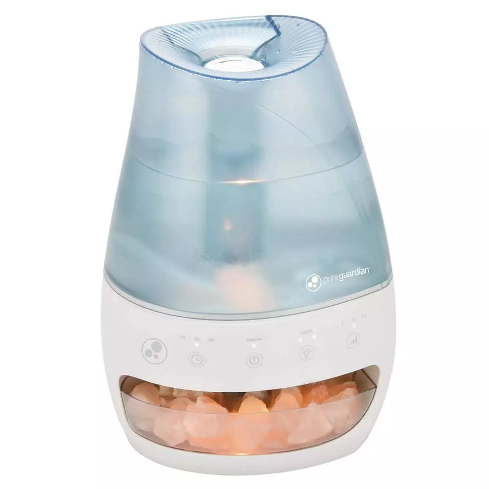 Unbranded 1 Gal. 190 sq. ft. Cool Mist Ultrasonic Humidifier and Salt Lamp with Aromatherapy Tray 13 Unbranded 1 Gal. 190 sq. ft. Cool Mist Ultrasonic Humidifier and Salt Lamp with Aromatherapy Tray - Image 11