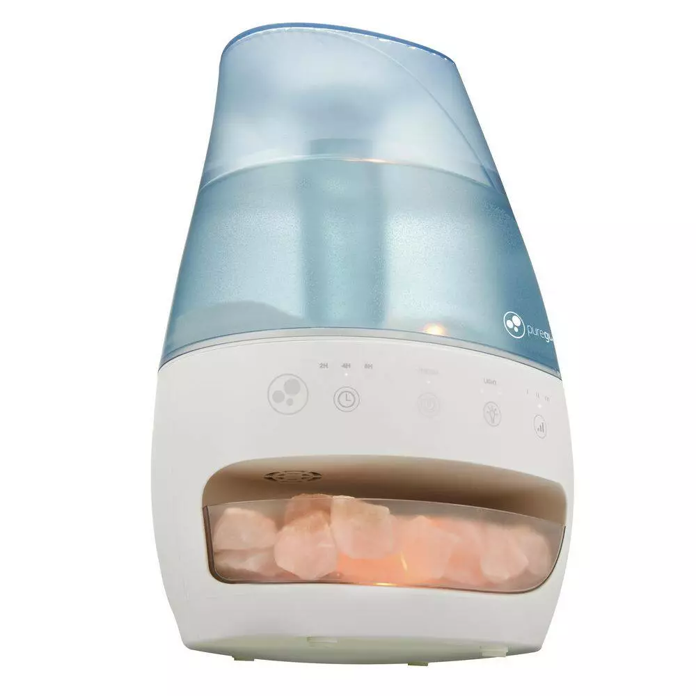 Unbranded 1 Gal. 190 sq. ft. Cool Mist Ultrasonic Humidifier and Salt Lamp with Aromatherapy Tray 10 Unbranded 1 Gal. 190 sq. ft. Cool Mist Ultrasonic Humidifier and Salt Lamp with Aromatherapy Tray - Image 8
