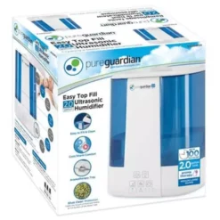 PureGuardian 2 Gal. Top Fill Ultrasonic Warm and Cool Mist Humidifier with Aroma Tray 22 PureGuardian 2 Gal. Top Fill Ultrasonic Warm and Cool Mist Humidifier with Aroma Tray -Air Quality Shop blues pureguardian humidifiers h5225wca fa 1000