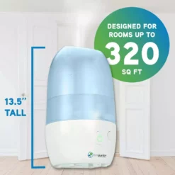 PureGuardian 1 Gal. 70-Hour Ultrasonic Cool Mist Humidifier with Aromatherapy -Air Quality Shop blues pureguardian humidifiers h975ar 1f 1000
