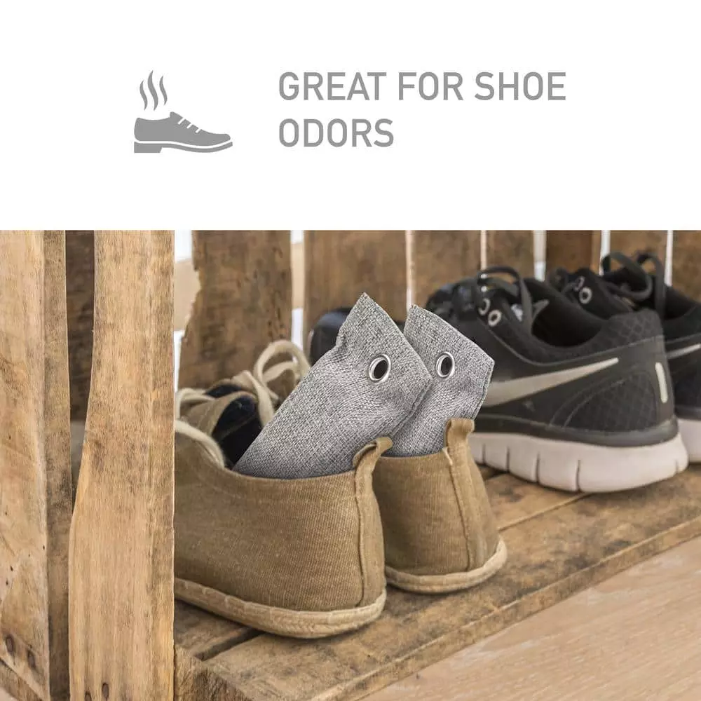 PureGuardian Air Purifying Bamboo Charcoal Bag, 2.6 oz (2-Pack) 4 PureGuardian Air Purifying Bamboo Charcoal Bag, 2.6 oz (2-Pack) - Image 2