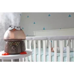 Crane 1 Gal. Adorable Ultrasonic Cool Mist Humidifier for Medium to Large Rooms up to 500 sq. ft. - Owl -Air Quality Shop browns tans crane humidifiers ee 8189 66 1000