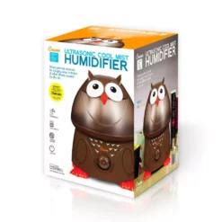 Crane 1 Gal. Adorable Ultrasonic Cool Mist Humidifier for Medium to Large Rooms up to 500 sq. ft. - Owl -Air Quality Shop browns tans crane humidifiers ee 8189 77 1000