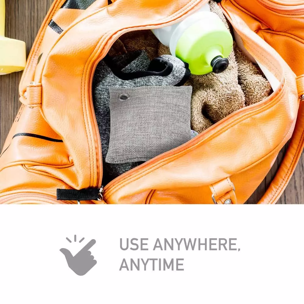 PureGuardian Air Purifying Bamboo Charcoal Bag, 3.5 oz (4-Pack) 5 PureGuardian Air Purifying Bamboo Charcoal Bag, 3.5 oz (4-Pack) - Image 3