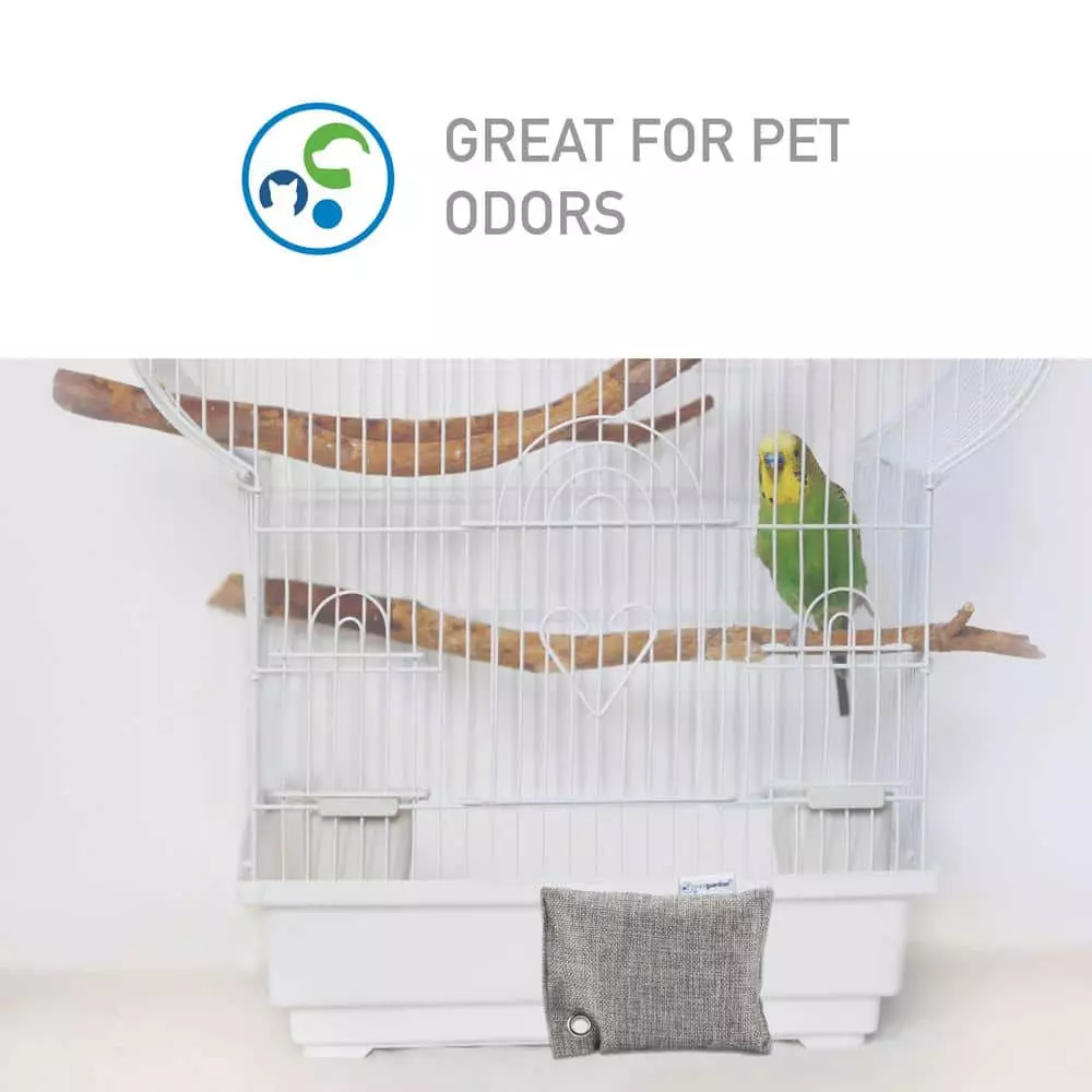 PureGuardian Air Purifying Bamboo Charcoal Bag, 3.5 oz (4-Pack) 4 PureGuardian Air Purifying Bamboo Charcoal Bag, 3.5 oz (4-Pack) - Image 2