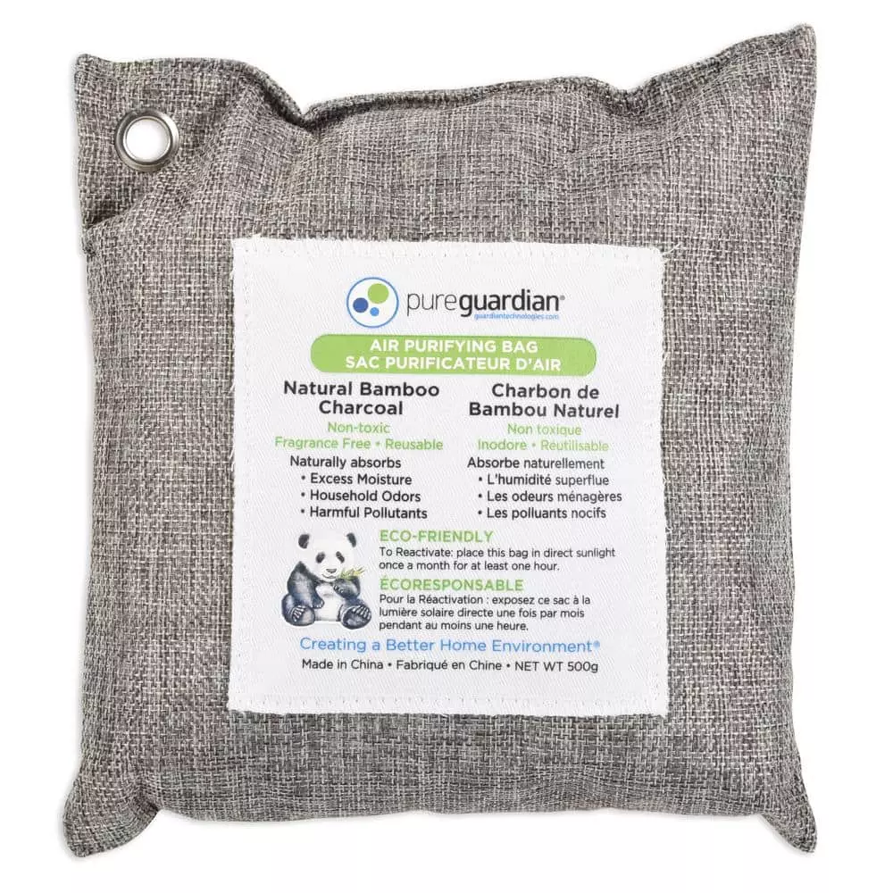 PureGuardian Air Purifying Bamboo Charcoal Bag, 16 oz 3 PureGuardian Air Purifying Bamboo Charcoal Bag, 16 oz