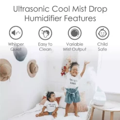 Crane 1 Gal. Drop Ultrasonic Cool Mist Humidifier for Medium to Large Rooms up to 500 sq. ft. - Clear/White 14 Crane 1 Gal. Drop Ultrasonic Cool Mist Humidifier for Medium to Large Rooms up to 500 sq. ft. - Clear/White -Air Quality Shop clear crane humidifiers ee 5301cw 4f 1000