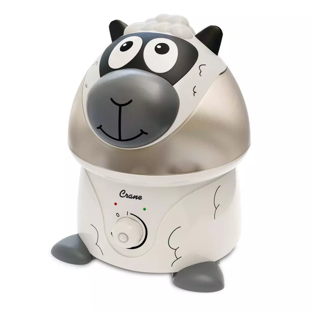 Crane 1 Gal. Adorable Ultrasonic Cool Mist Humidifier for Medium to Large Rooms up to 500 sq. ft. - Sheep 3 Crane 1 Gal. Adorable Ultrasonic Cool Mist Humidifier for Medium to Large Rooms up to 500 sq. ft. - Sheep