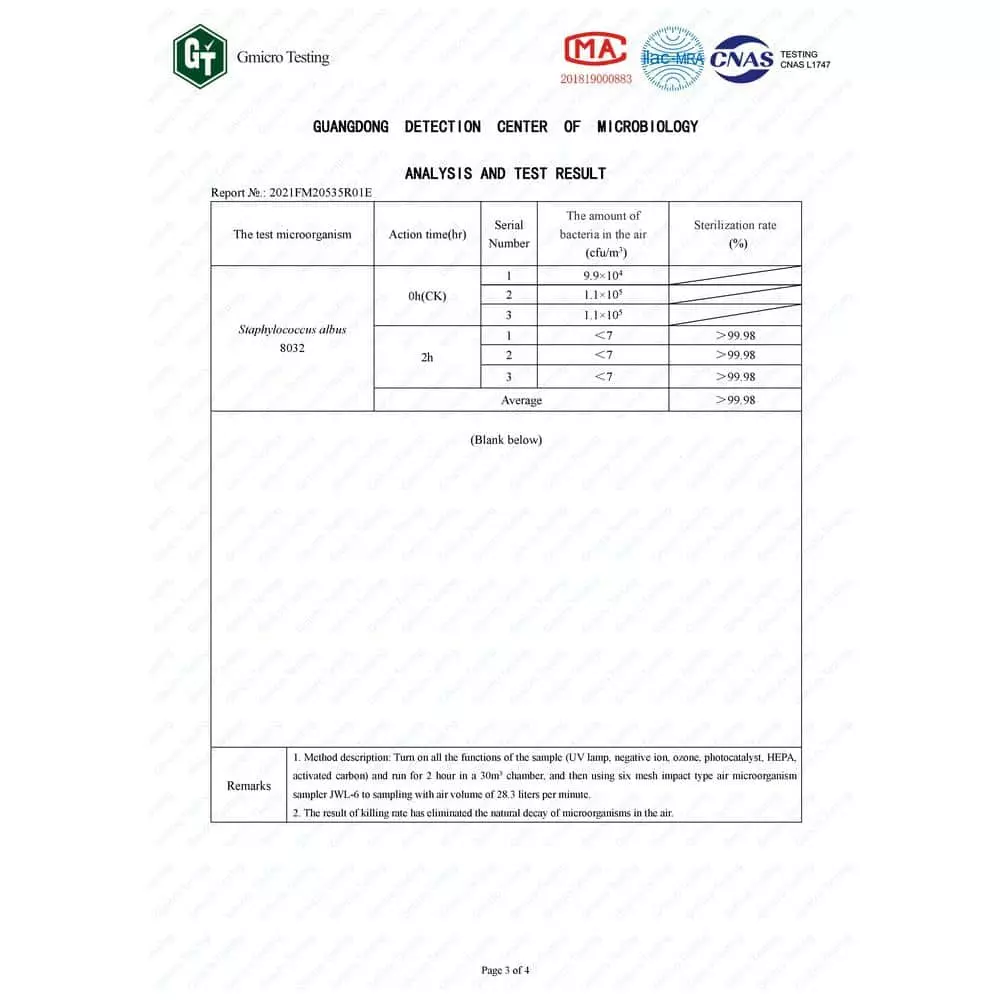 NEW COMFORT CA 3500 Ozone Generator and 6 Stage Air Purifier 5 NEW COMFORT CA 3500 Ozone Generator and 6 Stage Air Purifier - Image 3